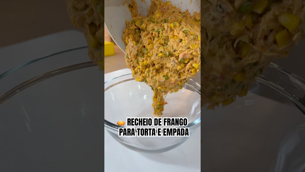 🥧RECHEIO DE FRANGO CREMOSO #recheiodefrango #receita #pravoce #recheio #empada