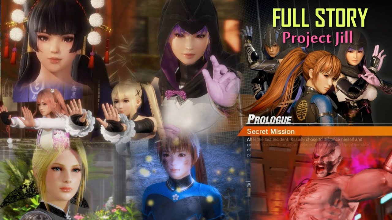 DEAD OR ALIVE 6 ! FULL STORY MODE + ENDING (100% Completed) + ALL CUTSCENES - Project-JILL-