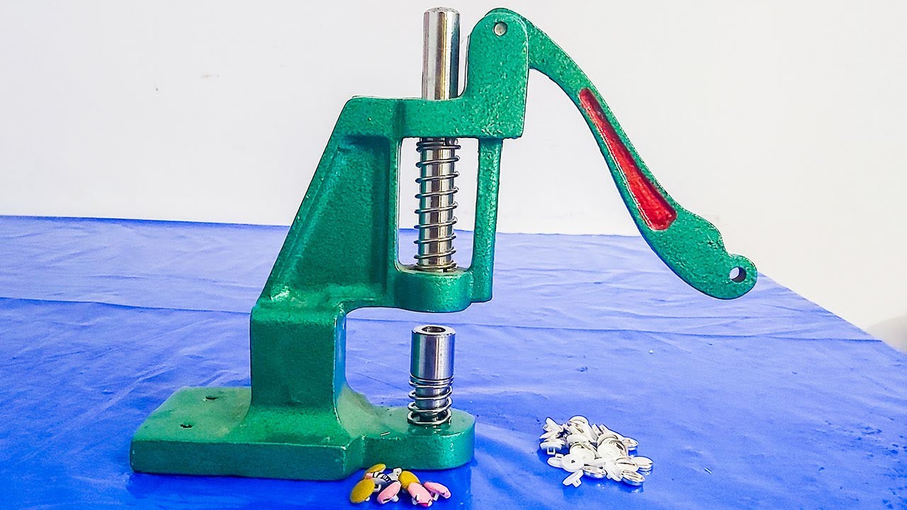 CIN 220 DELTA Fabric Button Making Machine Review |  Made In India