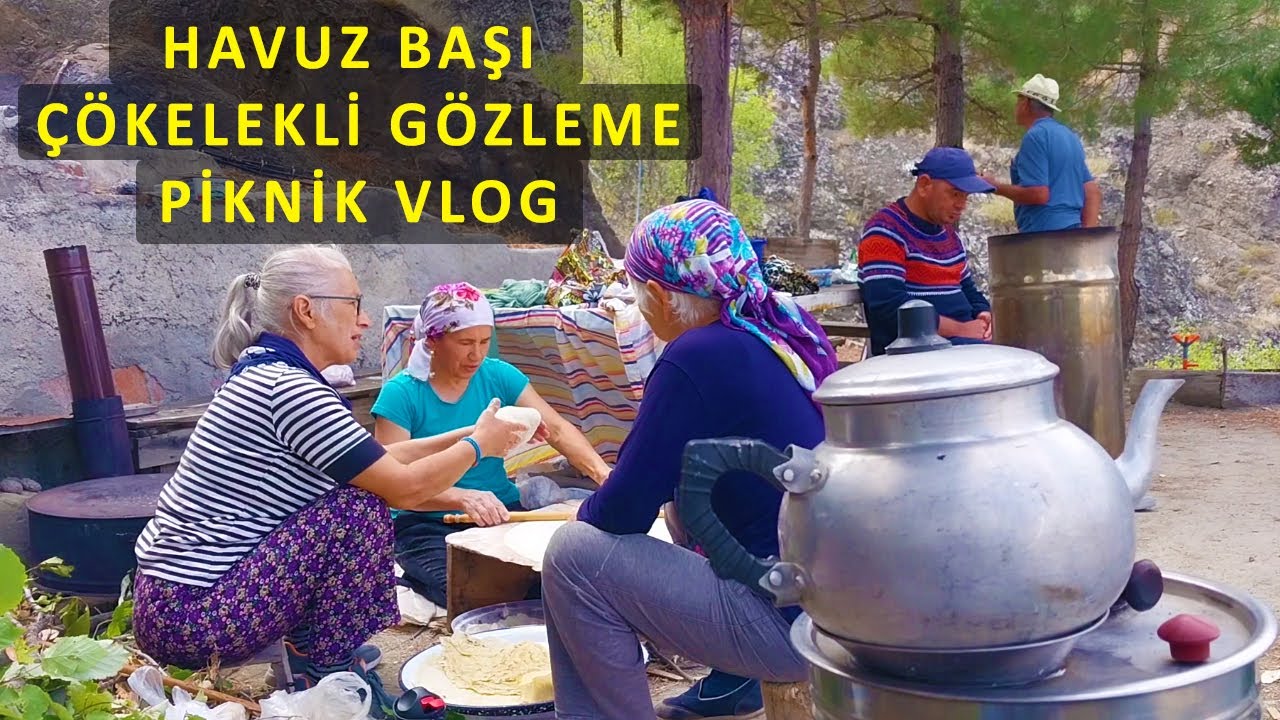 Havuz Başı Piknik/ Köyde Yaşam Vlog
