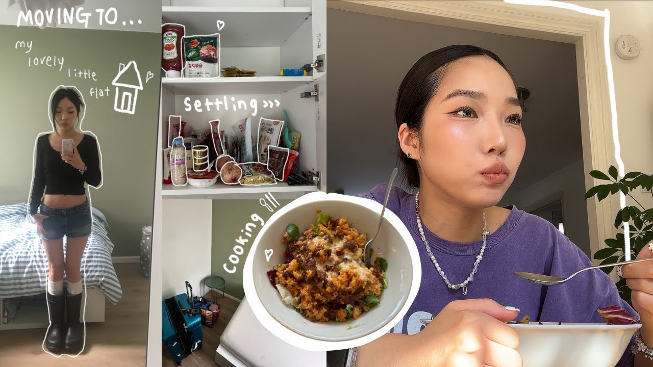 vlog | 에어비앤비에서 진짜 집으로 이사하기 🏠 🇬🇧 영국 런던 워홀 정착 시작 ⭑