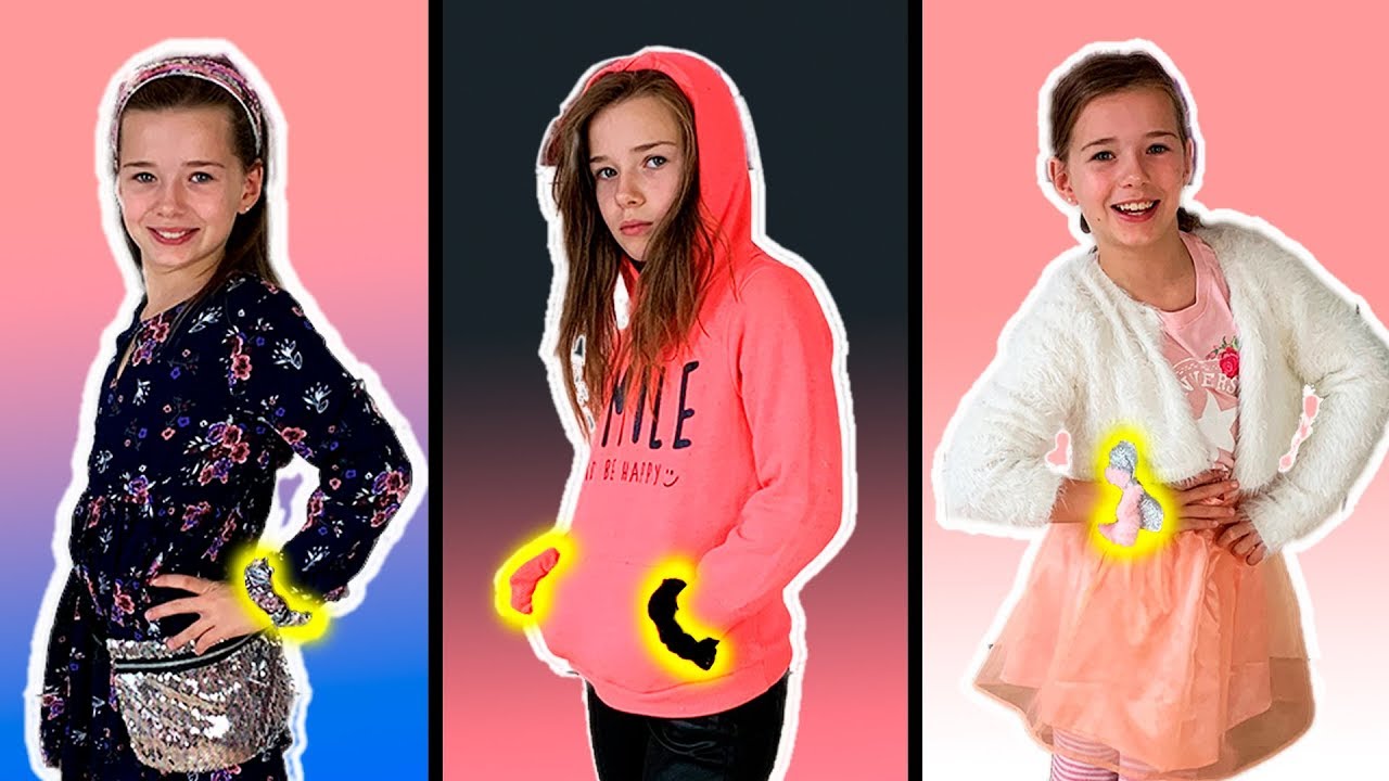 SCRUNCHIE Outfit Challenge 👗 2 Scrunchies = 1 Outfit! Lulu & Leon