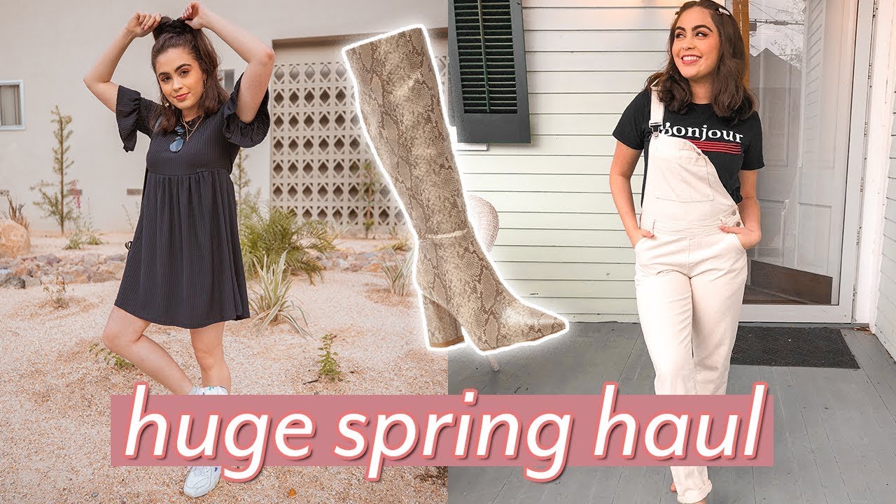 HUGE SPRING TRY ON HAUL // BOOHOO SPRING TRENDS ♡