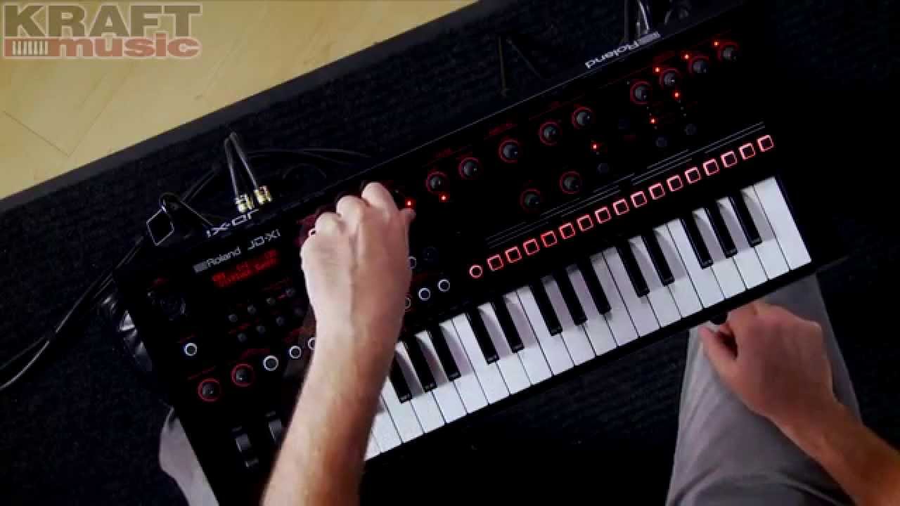 Kraft Music - Roland JD-Xi Crossover Synth Demo with Scott Tibbs