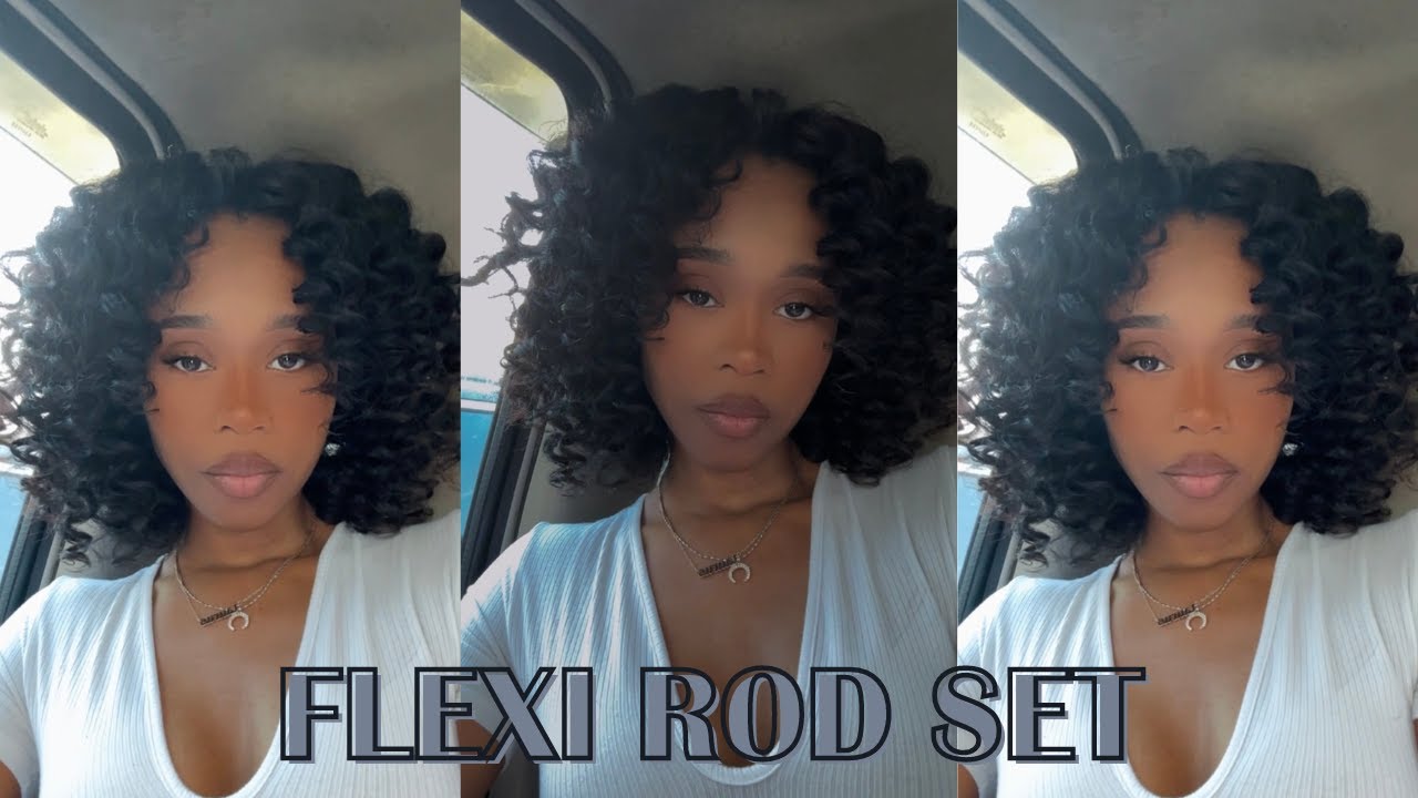 HOW TO: EASY FLEXI ROD SET ON DRY HAIR | NATURAL HAIR