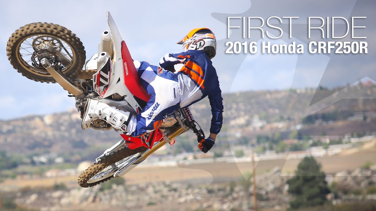 2016 Honda CRF250R First Ride - MotoUSA