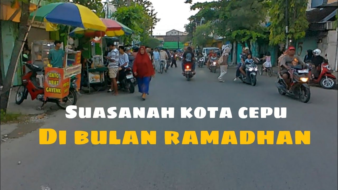 Ngabuburit sore keliling kota cepu