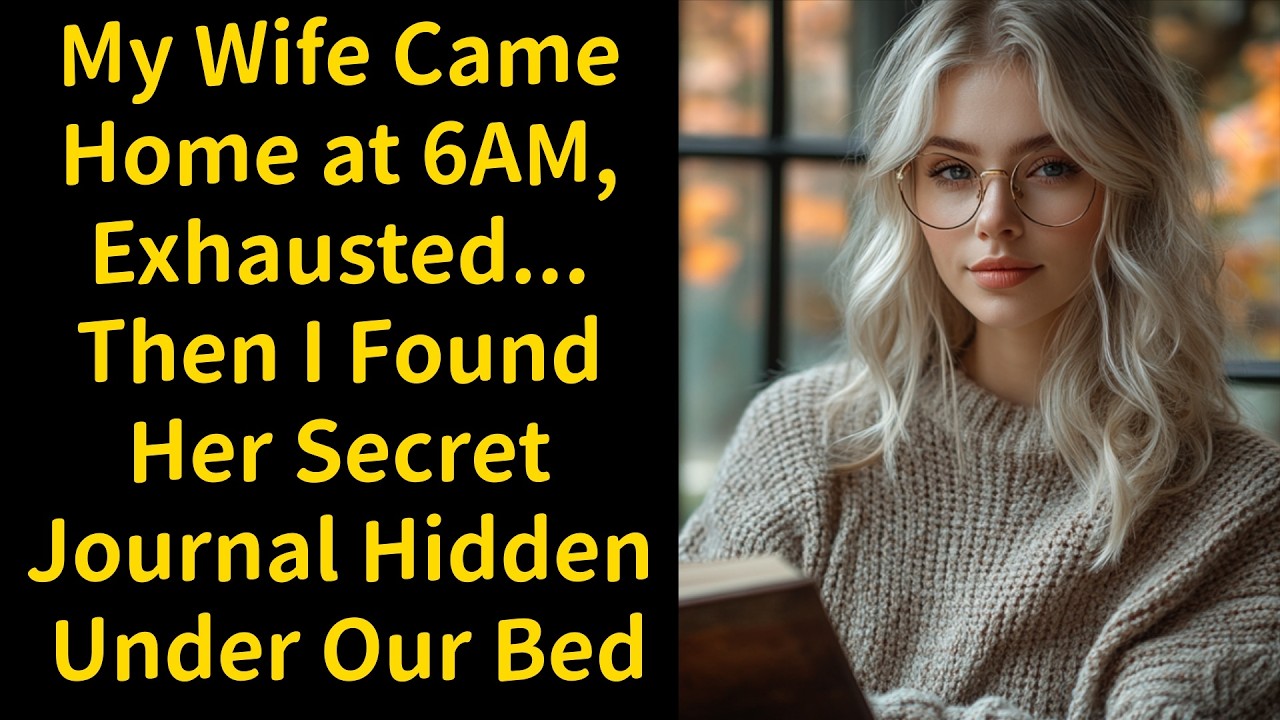 My Wife Came Home at 6AM, Exhausted... Then I Found Her Secret Journal Hidden Under Our Bed