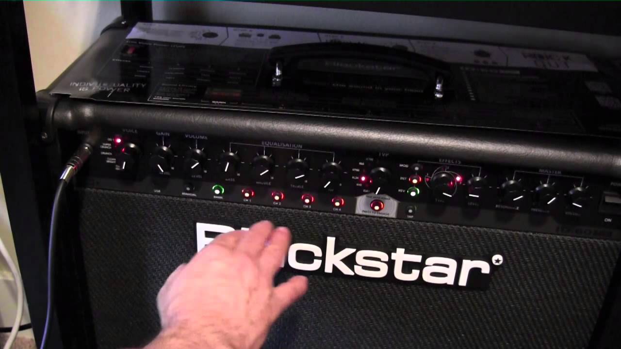 Blackstar ID 60 saving a patch on Amp