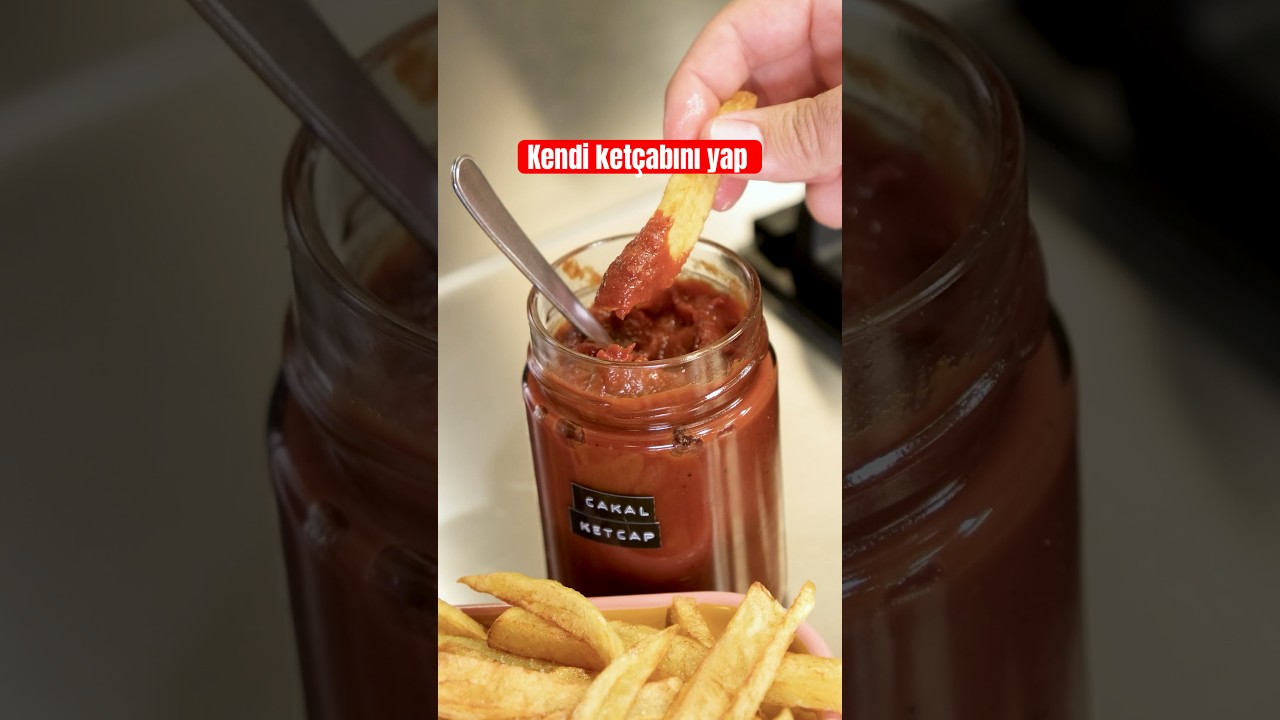 Marketten ket&ccedil;ap almıyoruz! Evde kendi ket&ccedil;abını yap