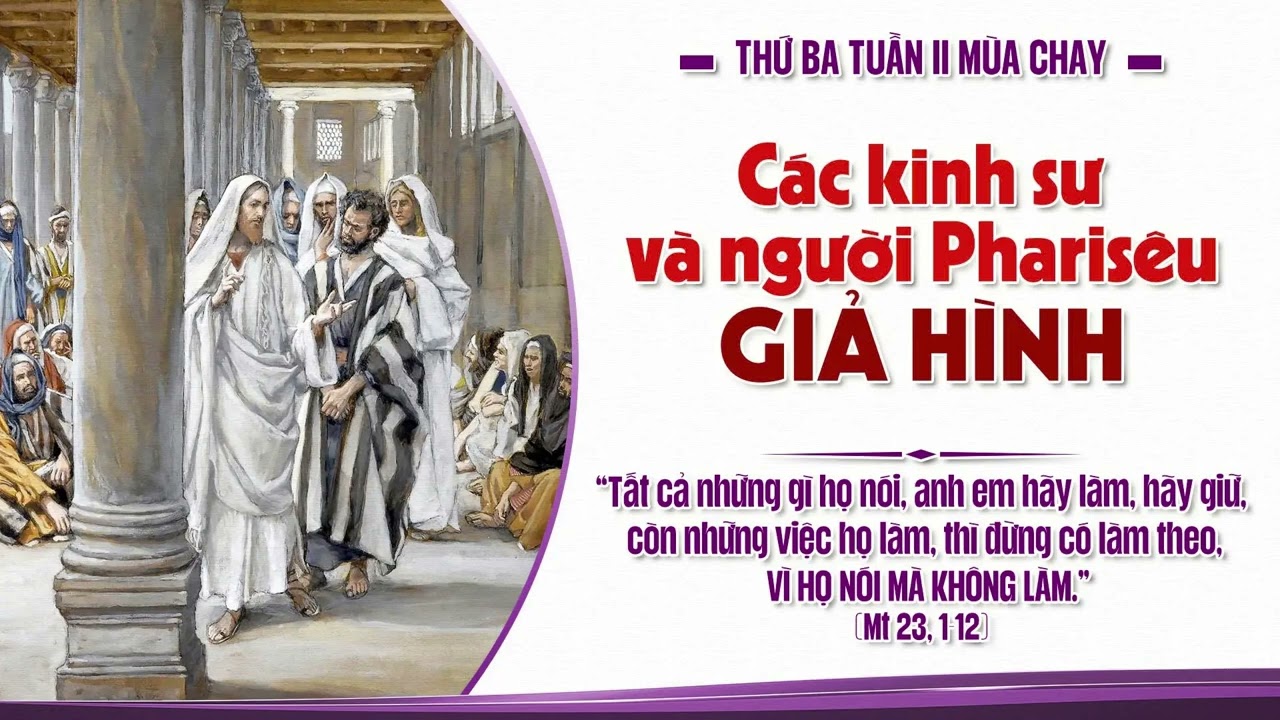 Giảng lễ Thứ 3 tuần 2 Mùa