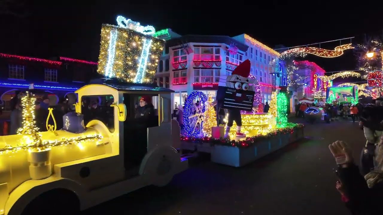 Movie Park Germany letzte Hollywood Christmas Parade 7.1.2024