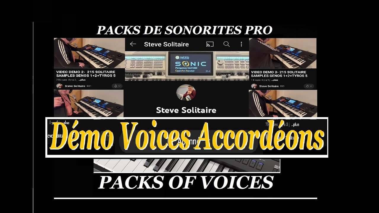 Frenh-Musette /Voices for Genos and Tyros/packs Voices #accordéon#genos2#psrsx900#musette#accordéon#