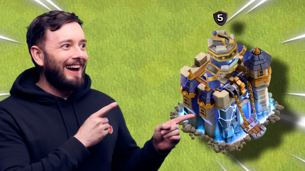 O CV18 CHEGOU NO CLASH OF CLANS !