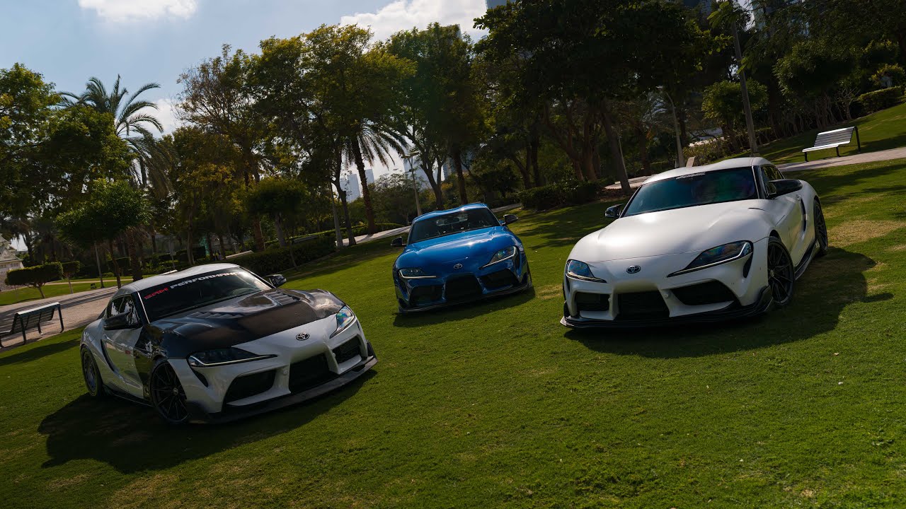 Three MK5 Supras – 4K Cinematic | Sony A7V | Dubai