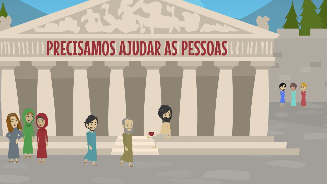 Verso para decorar - Precisamos ajudar as pessoas
