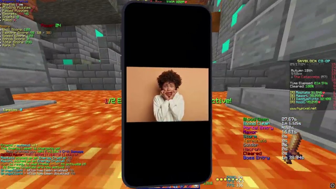 Legit Healer m7 cata 38 pov Hypixel Skyblock