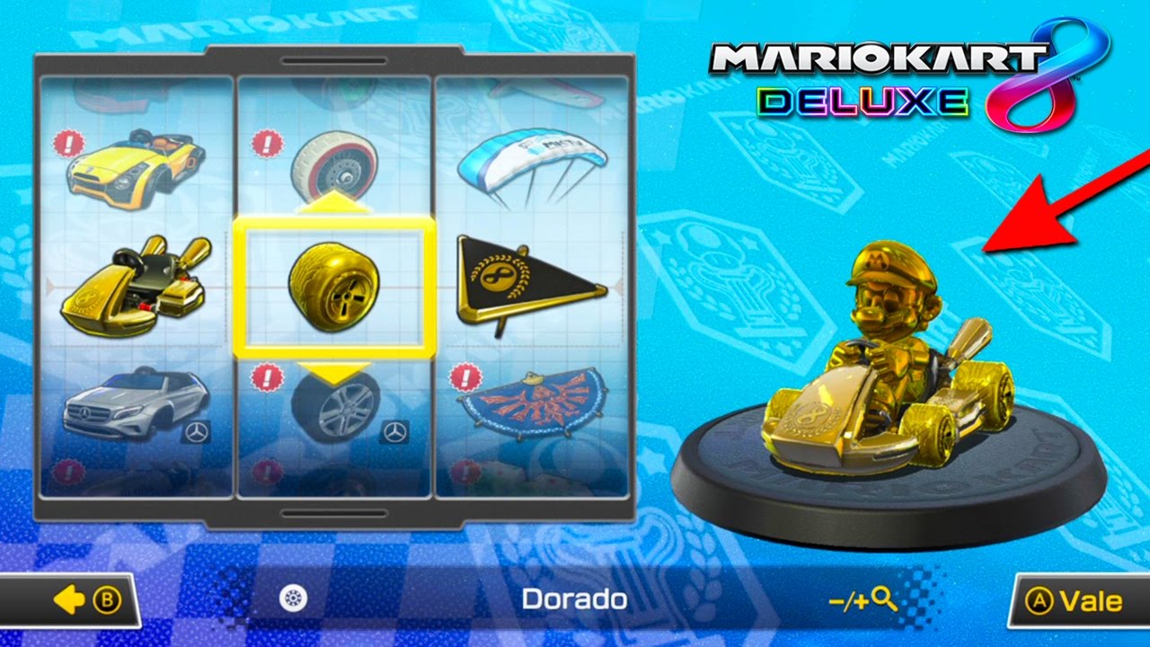 CÓMO CONSEGUIR LAS PIEZAS DE ORO EN MARIO KART 8 DELUXE | SECRETO | Nintendo Switch