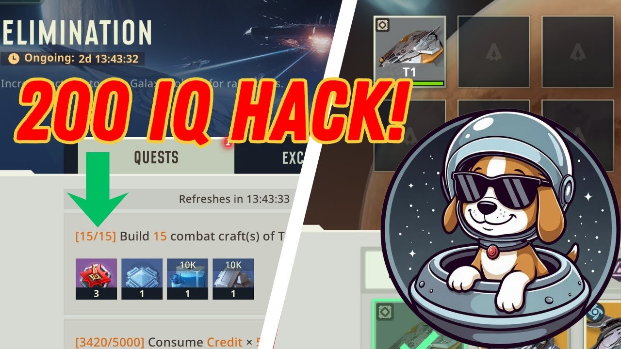 Elimination Event HACK! Finish 'Build 15 Ships' When Hangar is Full | Foundation: Galactic Frontier