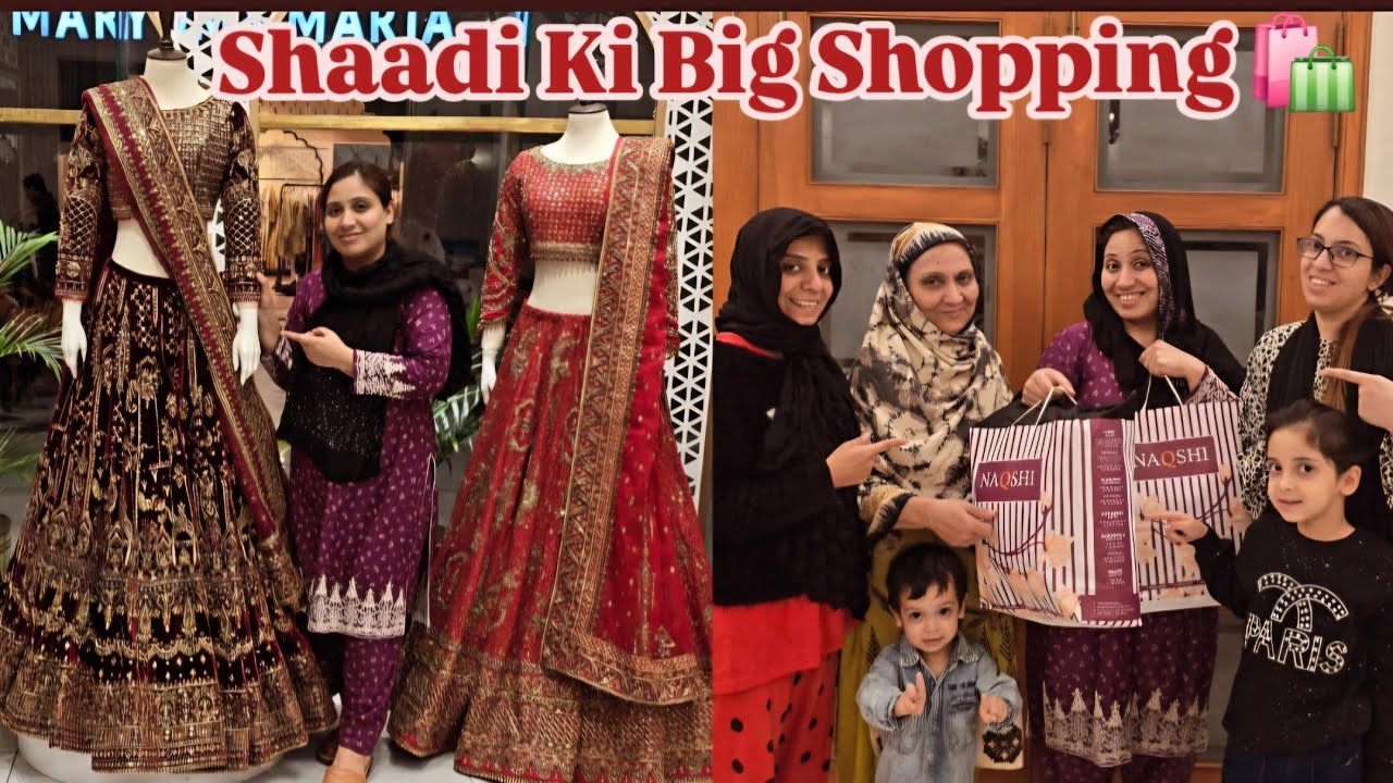 Shaadi Ki Big Shopping,Barat K Liye Lehenga Lena Kyu Hova Muskil?😡Ayesha Ka Kya Reaction Hova?🤔