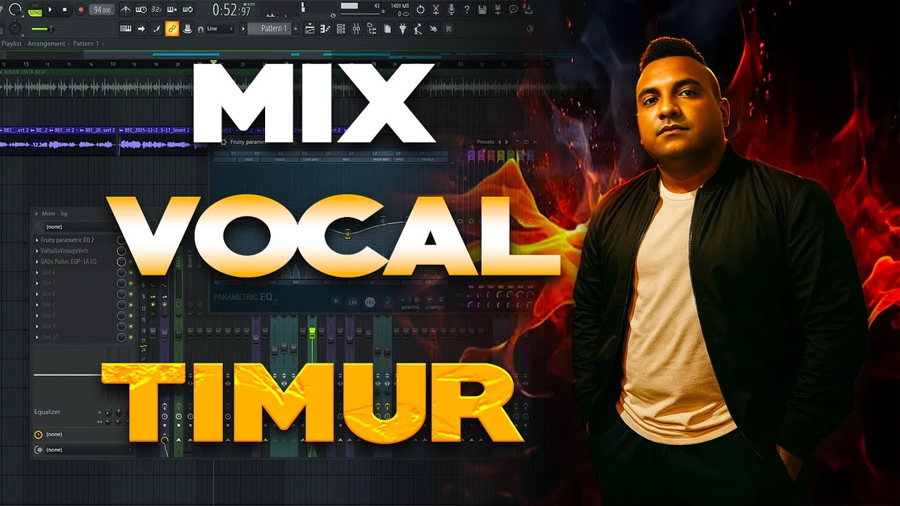 Tutorial Mixing Vocal Timur (Jernih,Pro)