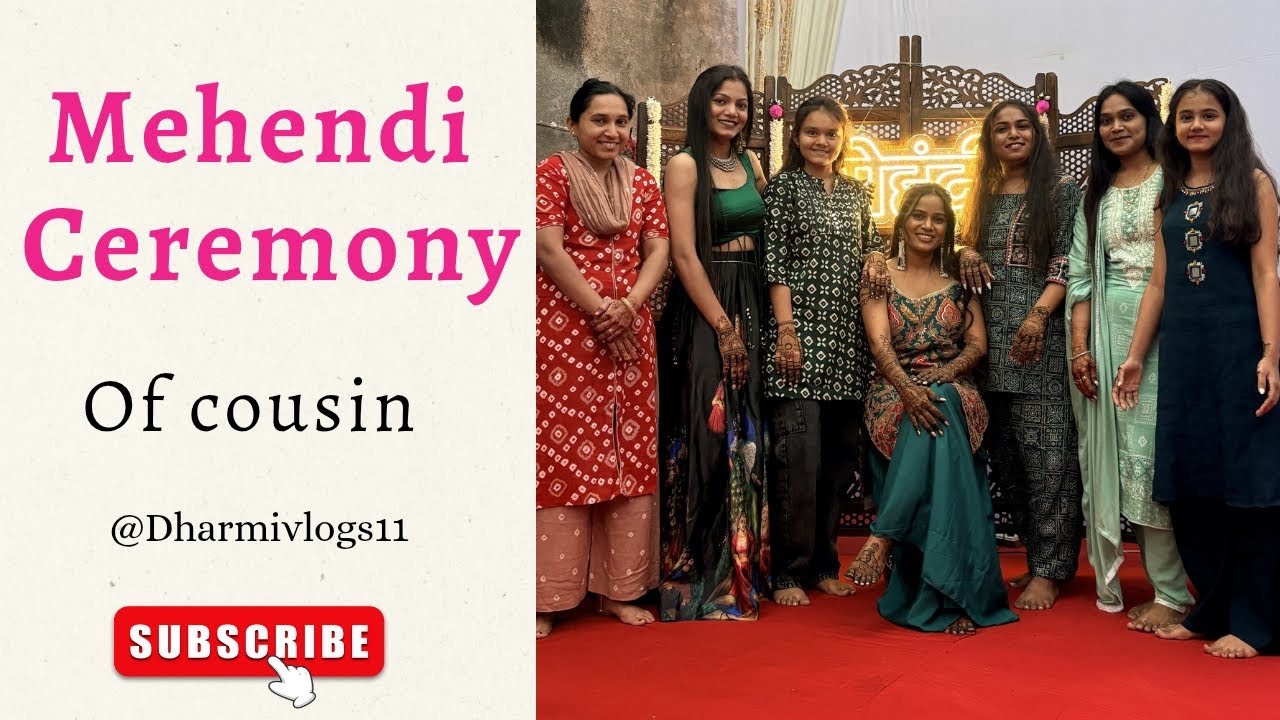 Mehedi ceremony of the bride ✨😆