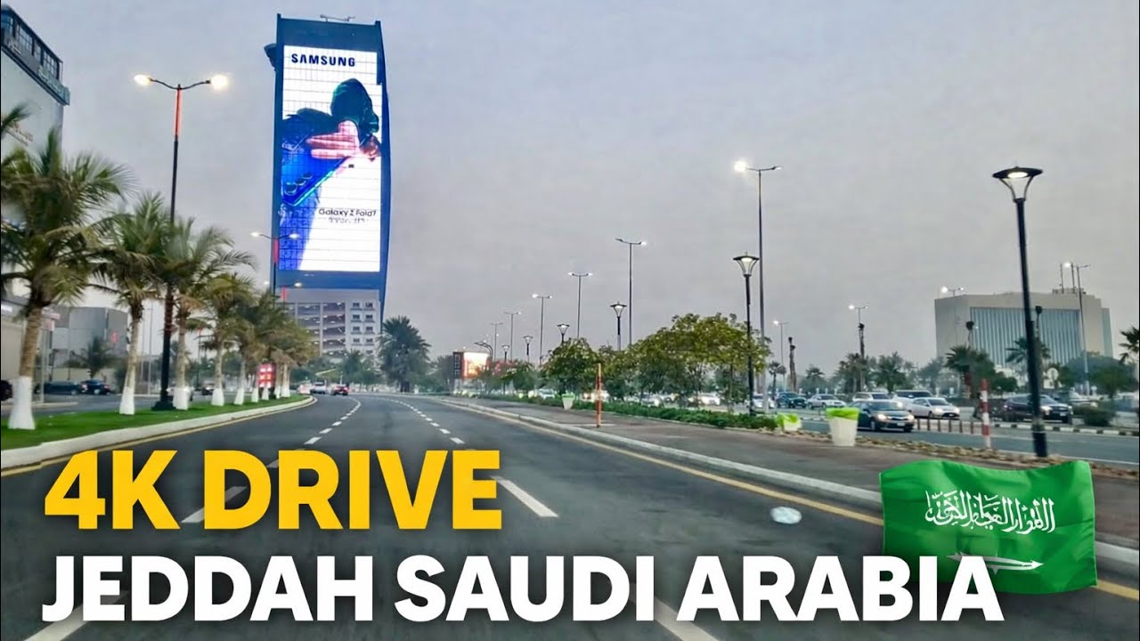 4k drive morning jeddah Saudi Arabia Saudi 🇸🇦