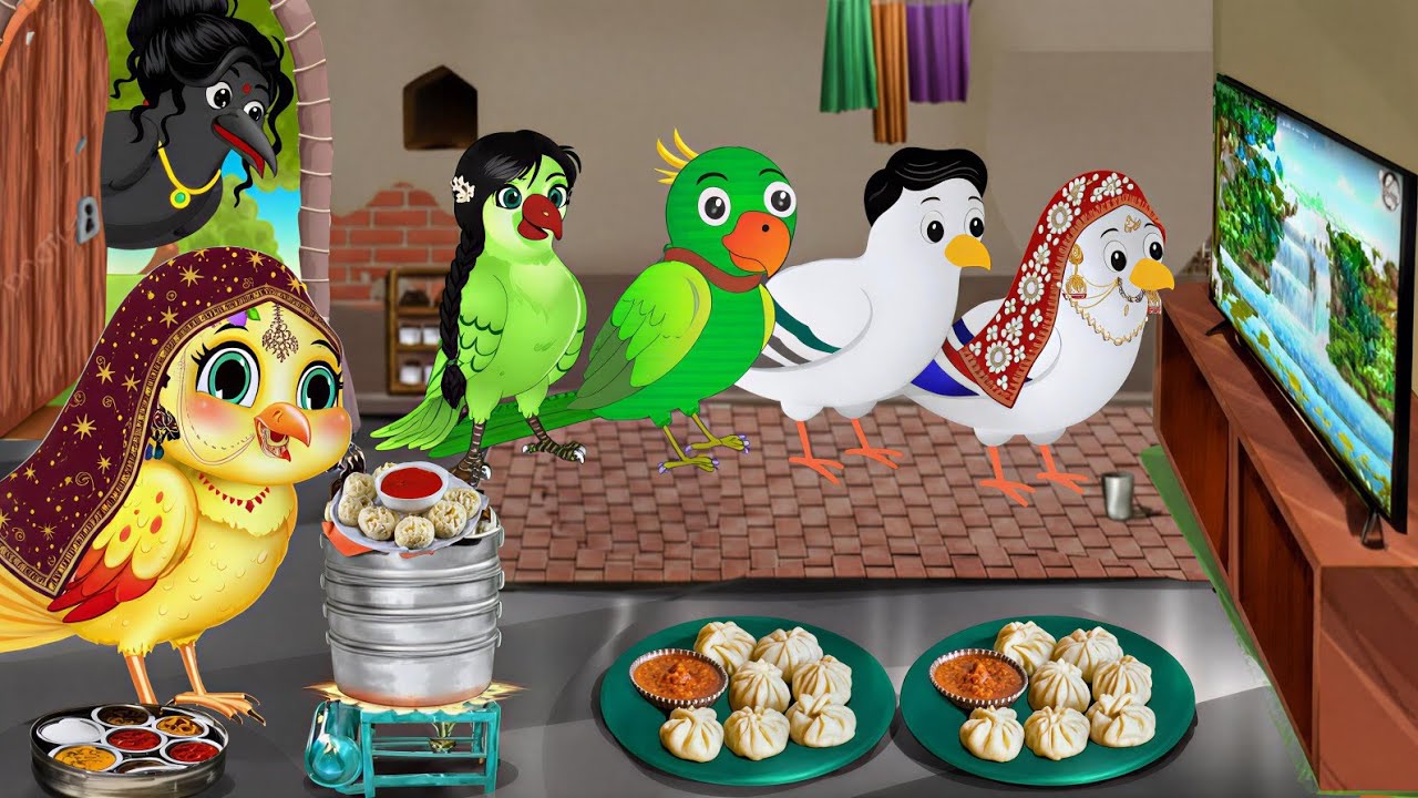बारिश में चिड़िया का मीटर घर | Birds New Episode | Greeb TODAY New Episode Cartoon | Ki Hindi Kahani