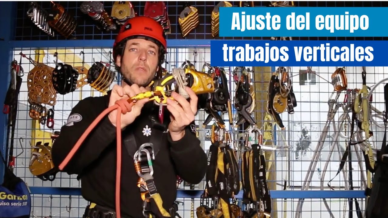 IRATA nivel 1: Ajuste del equipo de trabajo para trabajos verticales