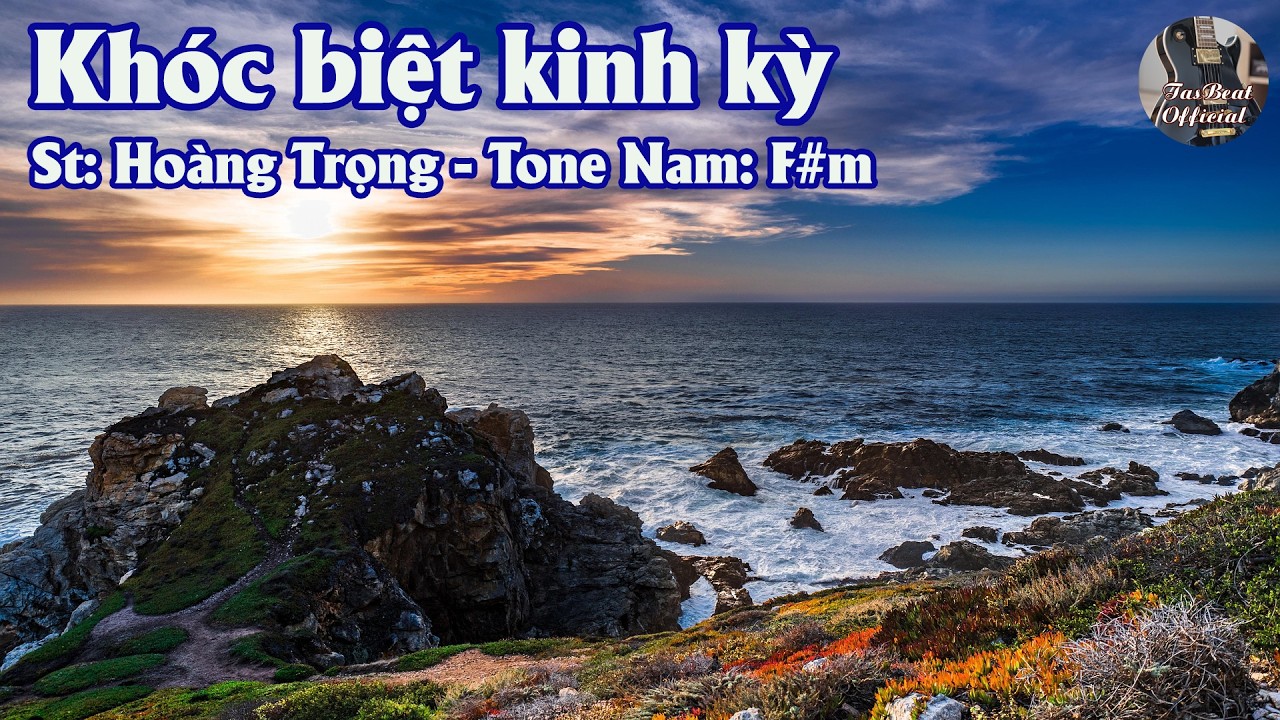 Karaoke Khóc Biệt Kinh Kỳ Tone Nam | TAS BEAT