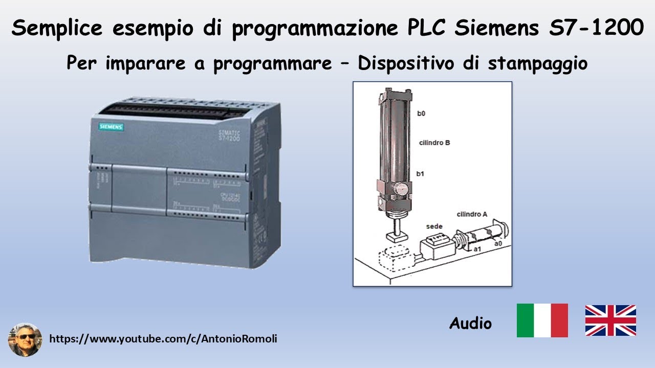 PLC Siemens S7 1200: Impariamo a programmare - Dispositivo di stampaggio