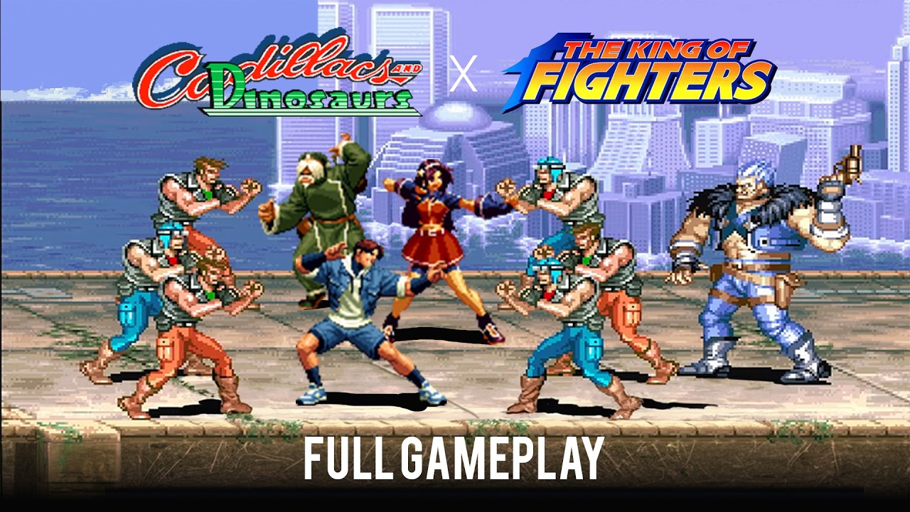 ATHENA TEAM | FULL GAME | C&D X KING OF FIGHTERS #cadillacsanddinosaurs #snk #kingoffightersallstars