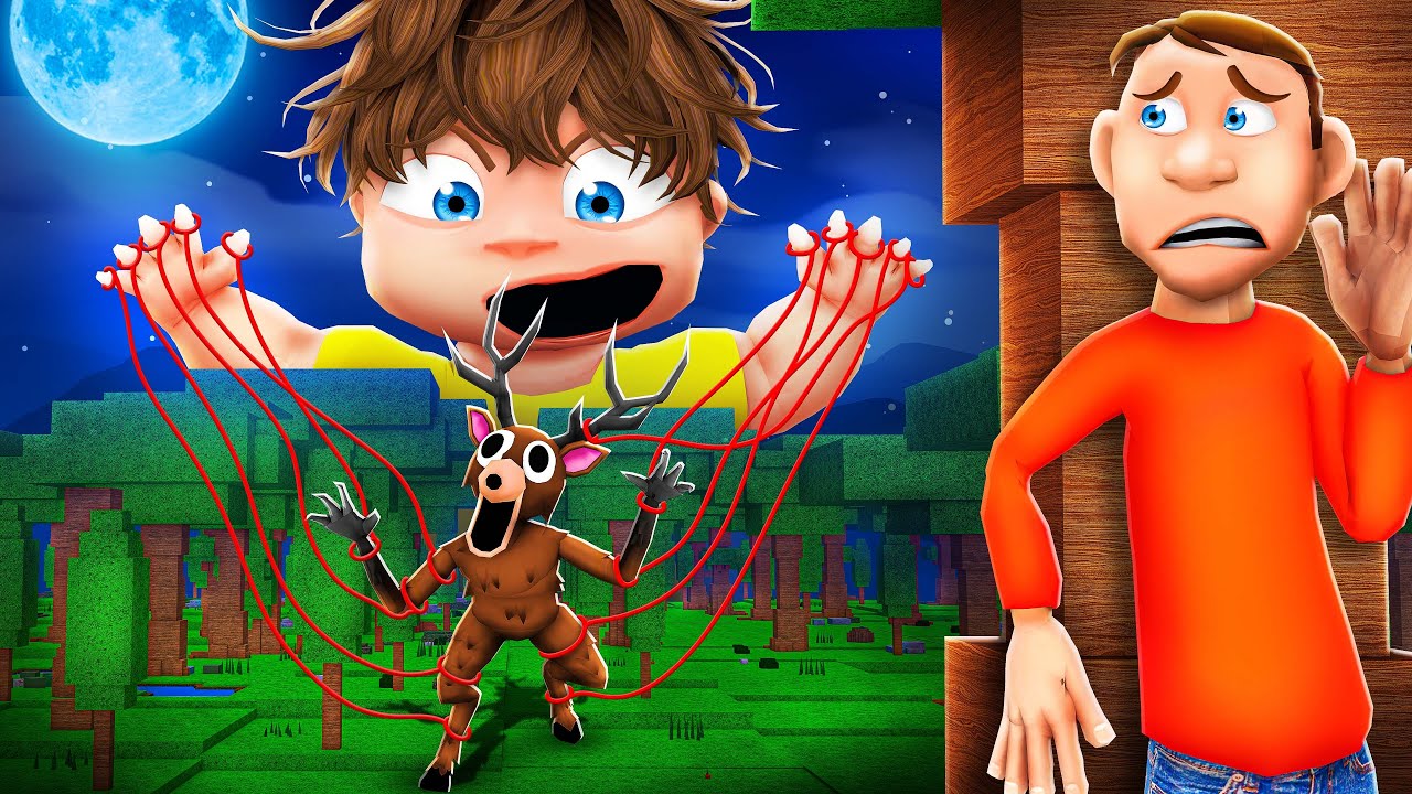 Controlling The DEER to PRANK My Daddy in 99 Nights in The Forest!