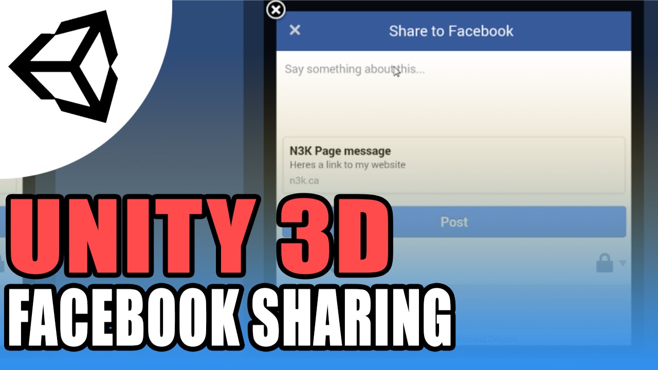 Unity 5 Share on Facebook - Unity 3D[Tutorial][C#]