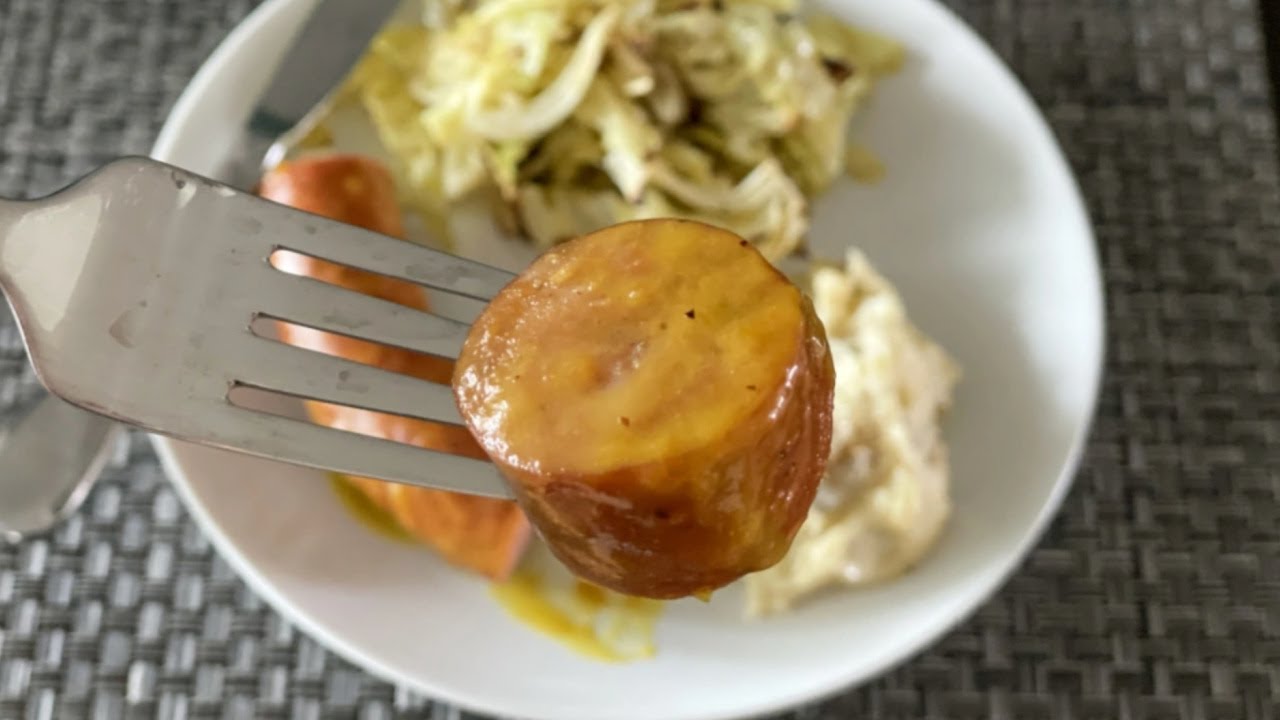 Keto Sausage Recipe with 3-Ingredient Tangy Apricot Mustard Glaze