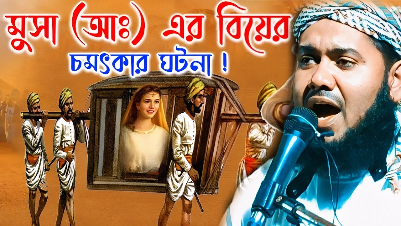 হযরত মুসা আঃ এর বিবাহের বিষ্ময়কর কাহিনী | ইসলামিক কাহিনী | Maulana Yusuf Ali Saheb