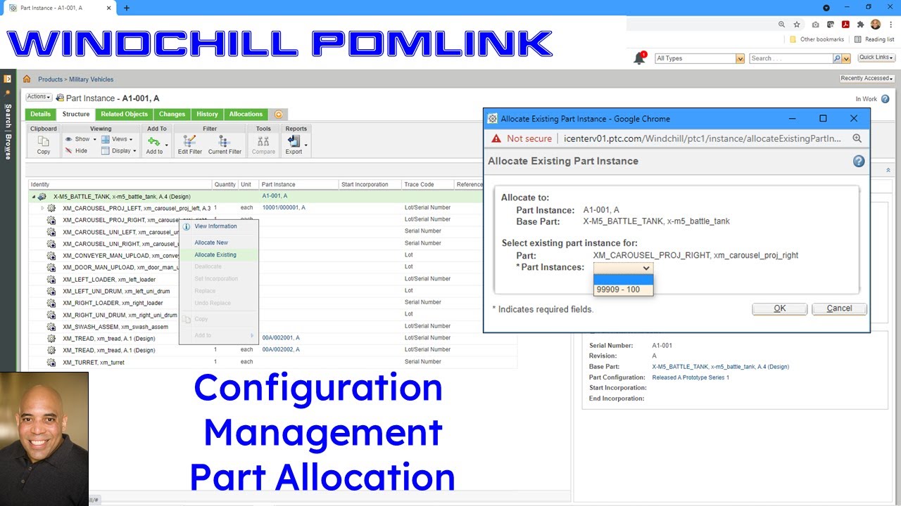PTC Windchill PDMLink &mdash; Управление конфигурацией &mdash; Распределение компонентов