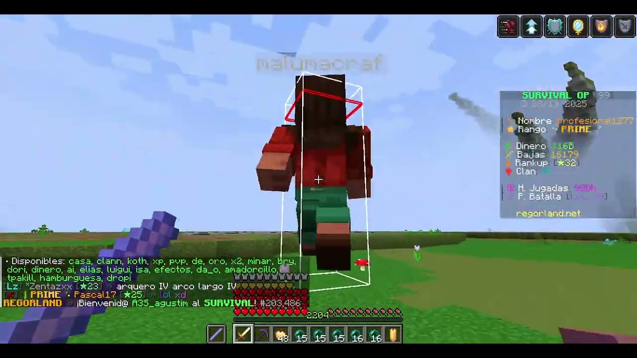 chiter de mazo me pide pvp y termina dropeado