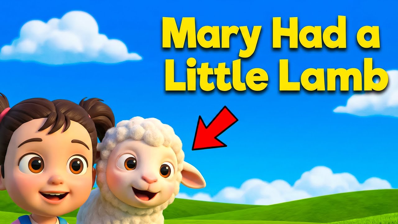 Mary Had a Little Lamb | Nursery Rhymes & Kids Songs | 3D Animation for Babies