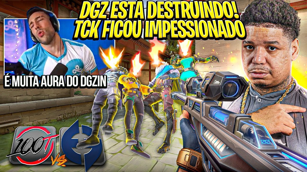 DGZIN ficou MVP NA PARTIDA MAIS IMPORTANTE da SUA CARREIRA! EG x 100T (Melhores Momentos)