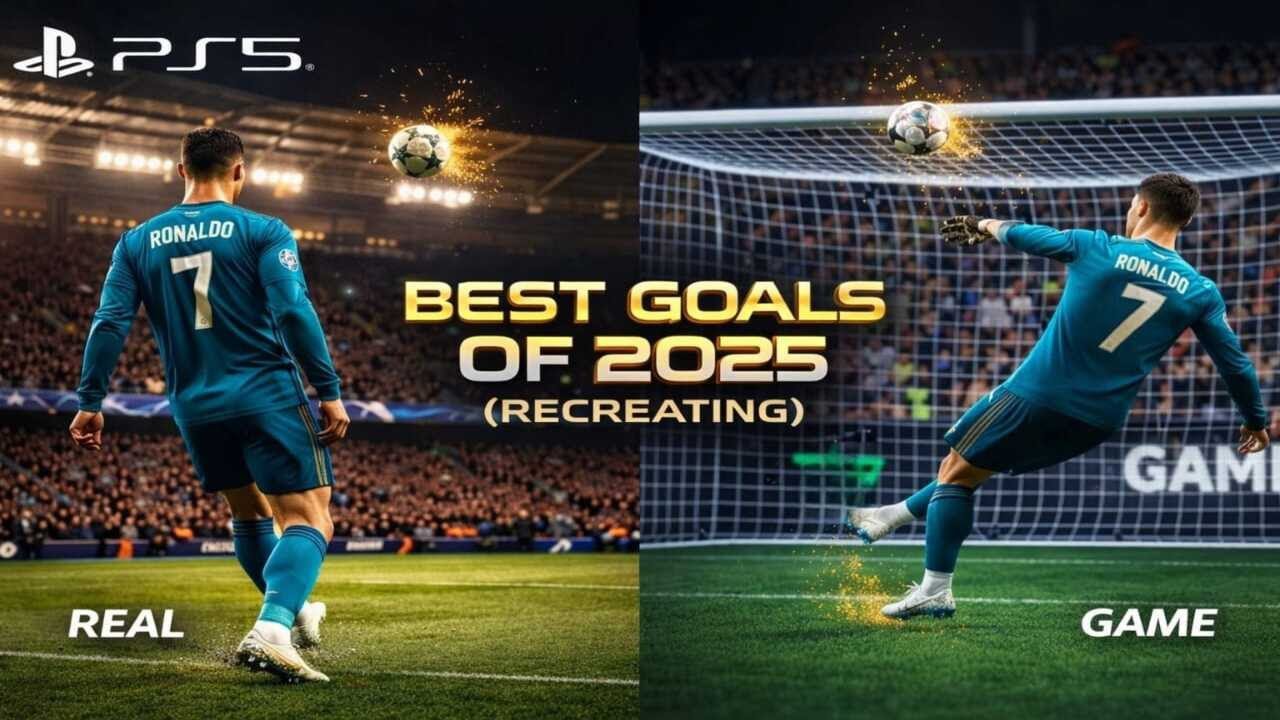 Recreating the TOP 10 BEST GOALS of 2025 in FC 26 🤯