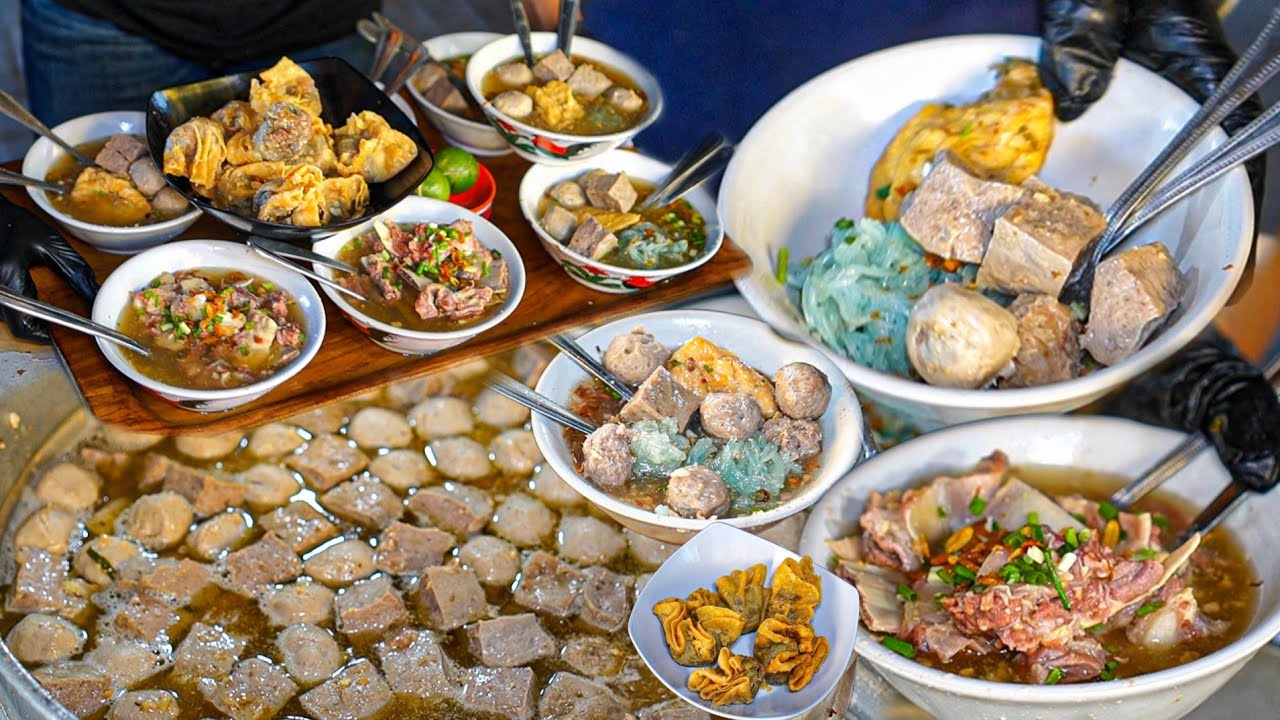 BAKSO TANPA CAMPURAN TEPUNG! 100% DAGING SAPI! PANTESAN VIRAL OMSET 25 JUTA PERHARI! Bakso Mas Roy