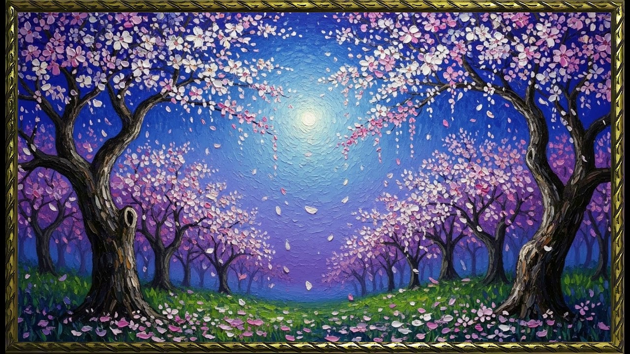 Springtime Serenity in Bloom| Dreamy Spring Floral Art for Frame TV | 4K Screensaver