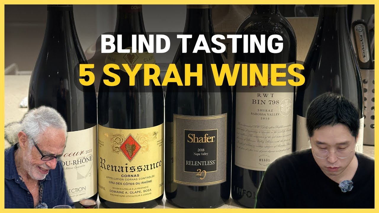 Syrah Blind Tasting with Master, Peter Koff