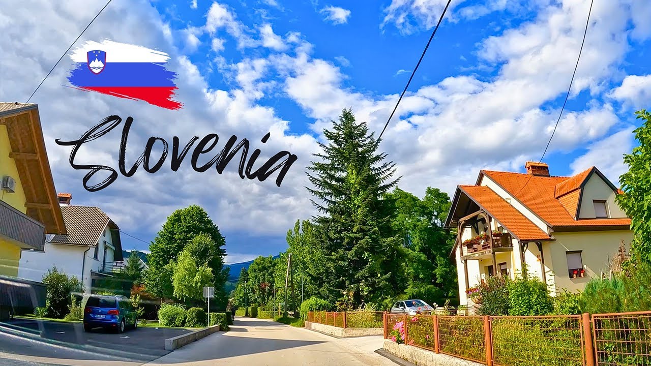 DRIVING IN SLOVENIA 🇸🇮 4K ONE OF THE MOST BEAUTIFUL ROADS AROUND LAKE BLED SLOVENIAN VILLAGES