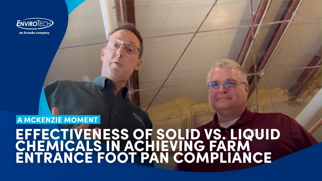 A McKenzie Moment: Wet vs. Dry Foot Pan Disinfectants