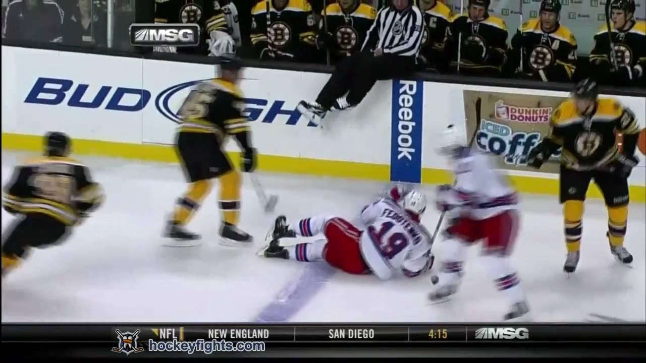 Sean Avery vs Mark Stuart Oct 23, 2010 - MSG feed