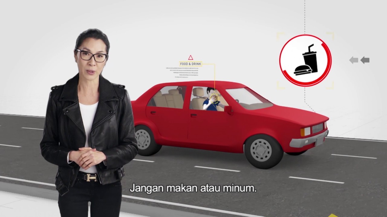 SAFE STEPS Road Safety: Memandu & Lalai  (Bahasa Malaysia - Distracted Driving)
