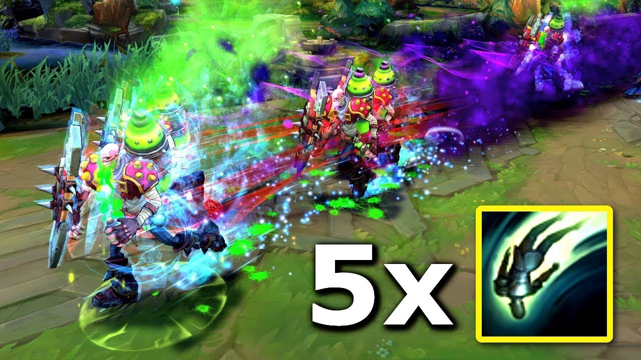 5 FLING COMBO! 5 Singed vs 5 Yasuo!