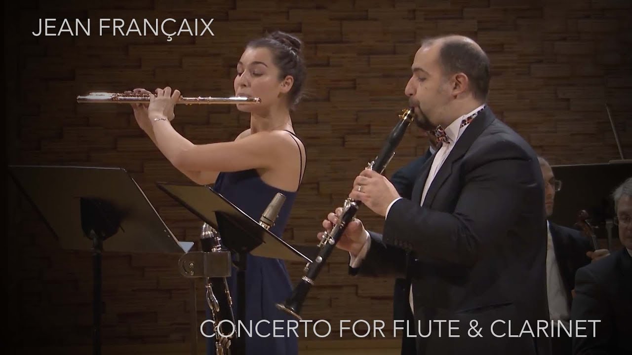 Sofia Viland & Vitaly Papyrin: Jean Françaix - Double Concerto for Flute, Clarinet and Orchestra